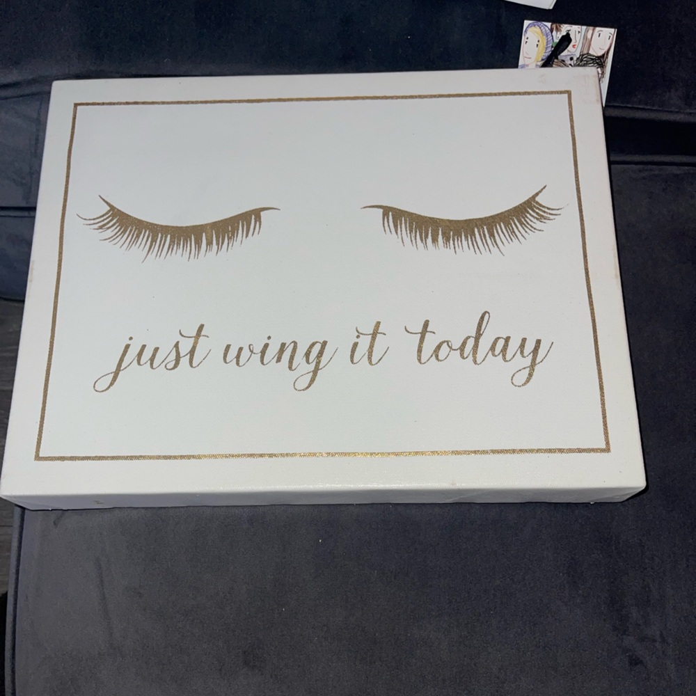 White and Gold Decorative Wall Art
